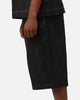 Loiter Motor PU Leather Shorts Black