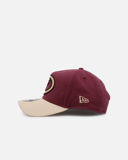 New Era Arizona Diamondbacks 'Moleskin' 9FORTY A-Frame Snapback Maroon