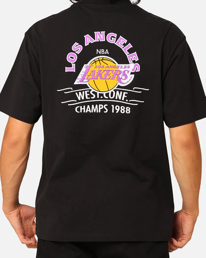 Mitchell & Ness Los Angeles Lakers Arch T-Shirt Faded Black