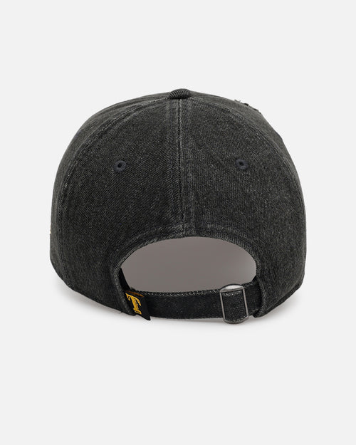 New Era Texas Rangers 'Distressed Denim 2.0' 9FORTY A-Frame Strapback Black