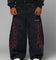 Loiter X Yu-Gi-Oh! Slifer Sky Dragon Sweatpants Black Wash