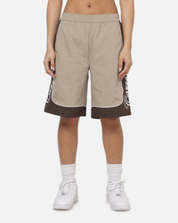 Carre Script Boardshorts Brown