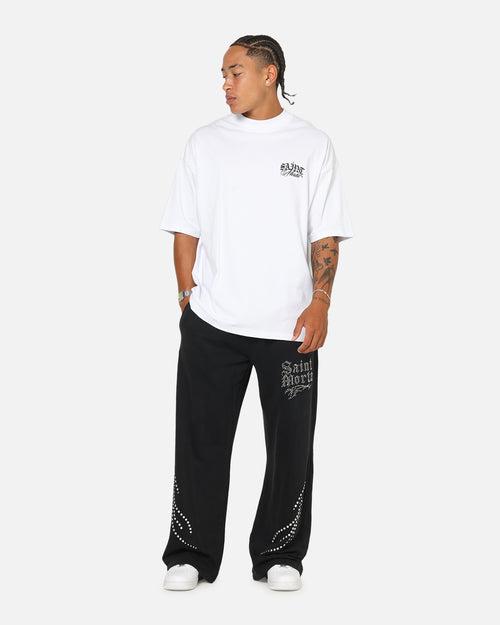 Saint Morta Serenity Mock Neck T-Shirt White