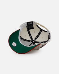 New Era Texas Rangers 'Strawberry' 9FORTY A-Frame Snapback Chrome/Red