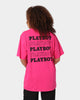 Playboy Stack T-Shirt Hot Pink