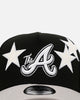 New Era Atlanta Braves 'Stars' 9FORTY A-Frame Snapback Black/Grey