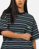Carre Striped Pocket T-Shirt Navy Stripe