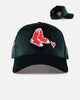 New Era Boston Red Sox 'Velvet Hearts' 9FORTY A-Frame Snapback Green