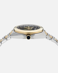Aston Martin TKS Two Tone Bracelet Watch Black