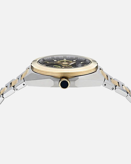 Aston Martin TKS Two Tone Bracelet Watch Black
