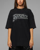 Loiter Jet Stream T-Shirt Black Acidwash