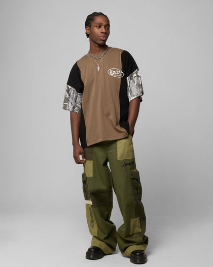 Loiter Splinter T-Shirt Woodland Camo