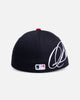 New Era Atlanta Braves 'MLB Side Script' 59FIFTY Fitted Navy