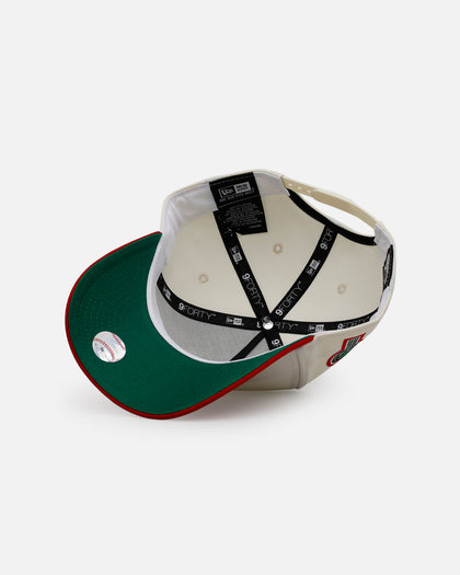 New Era Los Angeles Dodgers 'Strawberry' 9FORTY A-Frame Snapback Chrome/Red