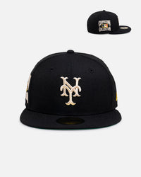 New Era New York Mets 'Wool' 59FIFTY Fitted Black