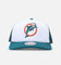 Mitchell & Ness Miami Dolphins Team Foam Trucker Snapback Teal/White