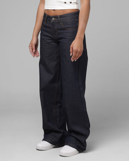 Loiter Women's Low Waisted Baggy Denim Jeans