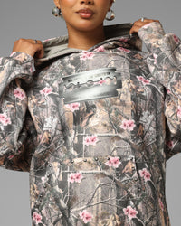 Loiter Blade Hoodie Pink Real Tree