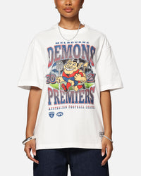 Mitchell & Ness Melbourne Demons Mascot T-Shirt Vintage White