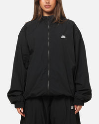 Nike Club Woven Oversized Track Jacket Black
