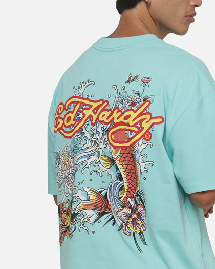Ed Hardy Ocean T-Shirt Ice Sage