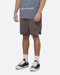 Saint Morta ATH-LTC Fleece Shorts Washed Charcoal