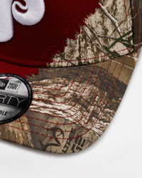 New Era Philadelphia Phillies 'Camo Tear Away' 9FORTY A-Frame Snapback Camo/Official Team Color