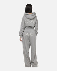 GFX Zip Track Top Medium Grey Heather