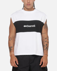 Carre Circuit Panel Muscle T-Shirt White/Black