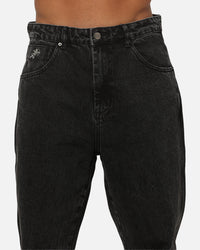 Worship Supplies Lounger Jeans Black Rinse