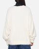 Adidas Faux Mohair Classic Track Top Off White/Black