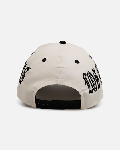New Era Los Angeles Dodgers 'Gothic Script Two Tone' 9FORTY A-Frame Snapback Chrome/Black