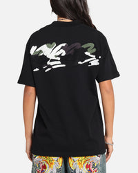 Carre Tag Mockneck T-Shirt Black