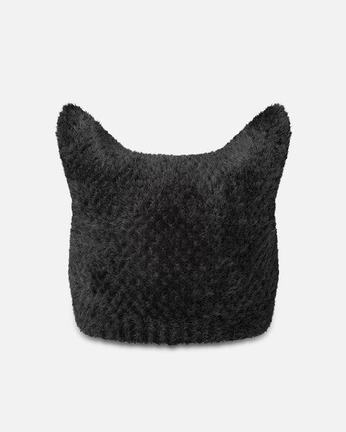 Kangol Faux Fur Pointed Beanie Black