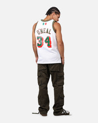 Mitchell & Ness Los Angeles Lakers Shaquille O'Neal 'Viva Mexico' '96-97 Swing Jersey White/Green