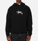 S Double Small Stock Hoodie Black