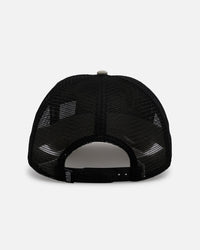 Von Dutch Washed Unstructured Trucker Snapback Washed Olive