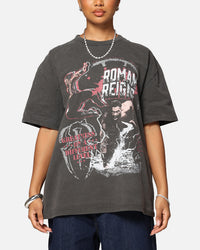 Culture Kings X WWE Roman Reigns Wrestlemania XLI Heavy T-Shirt Black Wash