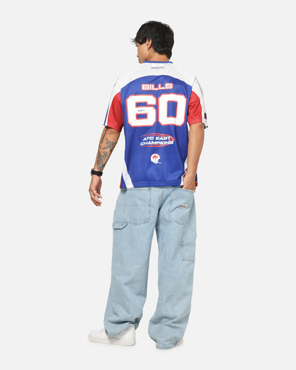 Mitchell & Ness Buffalo Bills Warehouse Rave Jersey White/Blue/Red