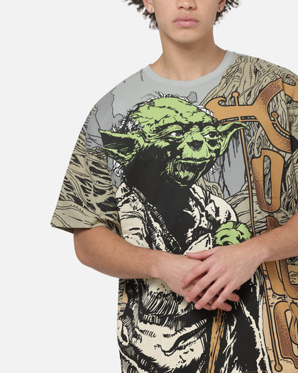 73Studio Star Wars Yoda All Over Print T-Shirt Black