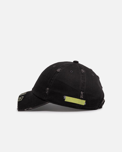 Mitchell & Ness Chicago Bulls 'Cut Brim' Dad Fit Strapback Black