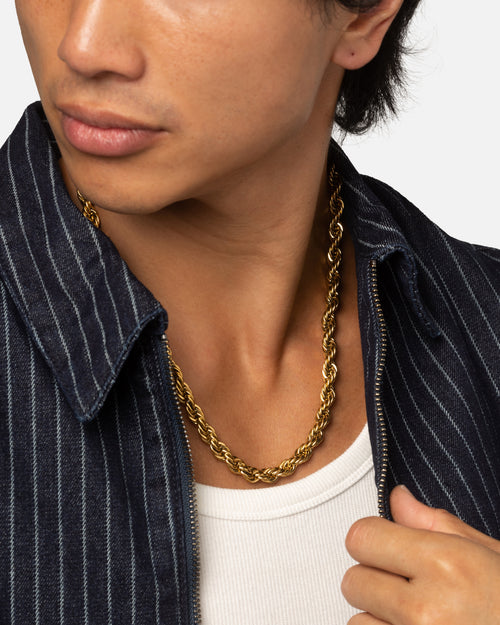 Saint Morta 8mm Rope Chain Gold