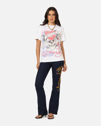 Ed Hardy Love Kills Slowly Vintage T-Shirt White