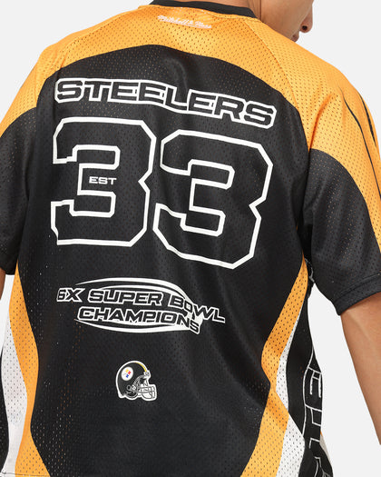 Mitchell & Ness Pittsburgh Steelers Warehouse Rave Jersey Black/Yellow