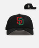 New Era San Diego Padres 'Sugar Skull Side Patch' 9FORTY A-Frame Snapback Black/Red/Green