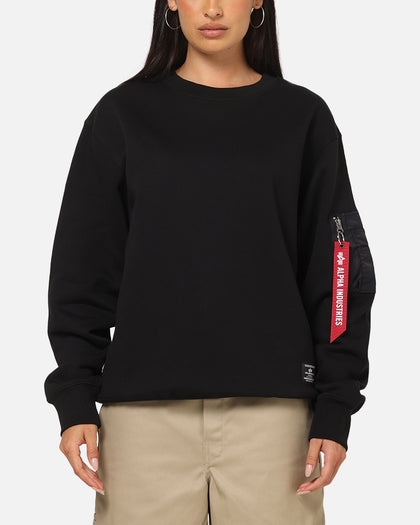 Alpha Industries Utility Pocket Crewneck Black