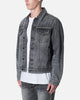 MNML Flat Studded Trucker Jacket Black
