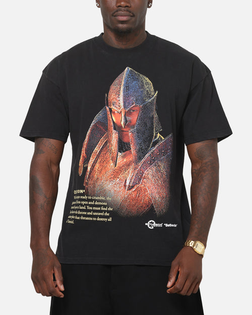 73Studio X Skyrim: The Elder Scrolls Oblivion T-Shirt Black Acidwash