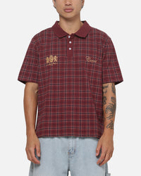 Carre Prep Polo T-Shirt Burgundy