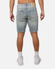 Saint Morta Destroyer Distressed Shorts Vintage Blue